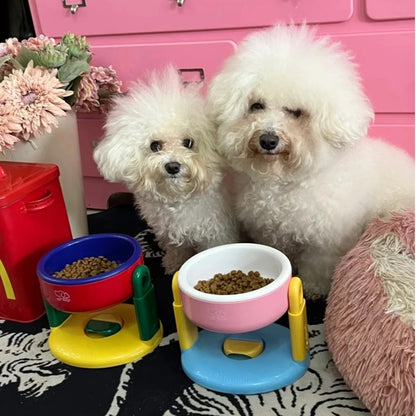 PawsUp Adjustable Pet Feeding Bowl