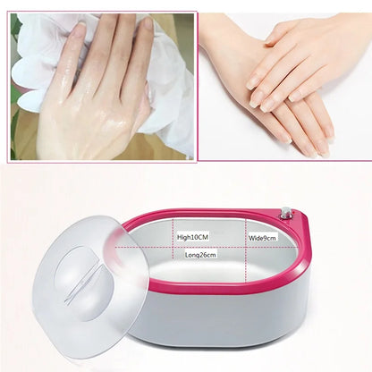 2.5L Wax Warmer Paraffin Heater Machine With Heated Electrical Booties and Gloves for Continuous Hydrating Heat Therapy