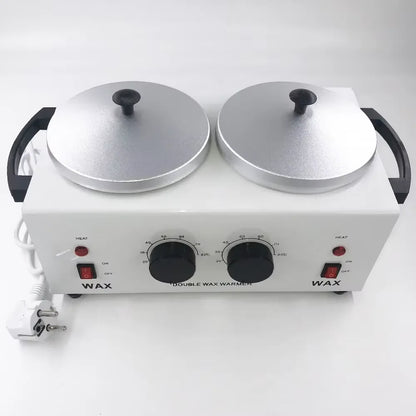 220V/ 110V Double Pots Depilatory Wax Warmer Machine Paraffine Wax  Heater Hand Feet SPA Epilator Hair Removal Tool