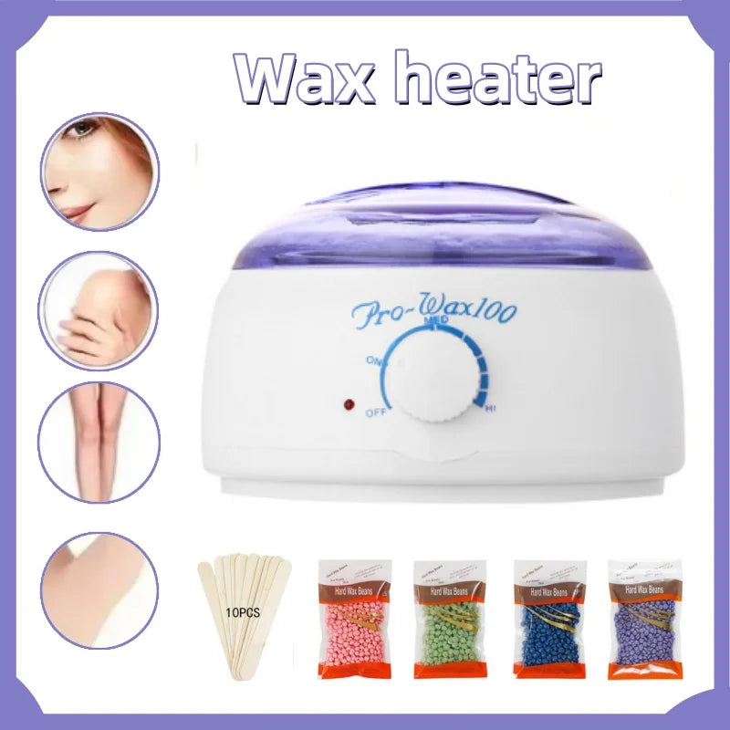 Rapid heating paraffin device for home girls professional hair removal machine wax bead heater hair removal wax therapy machine