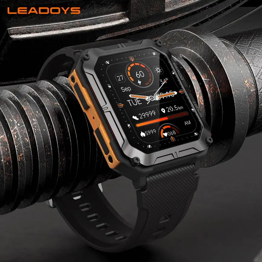 Leadoys C20Pro Outdoor Smart Watch for Men And Women with Blood Oxygen Monitoring Bluetooth Call Function Sports Fitness Tracker