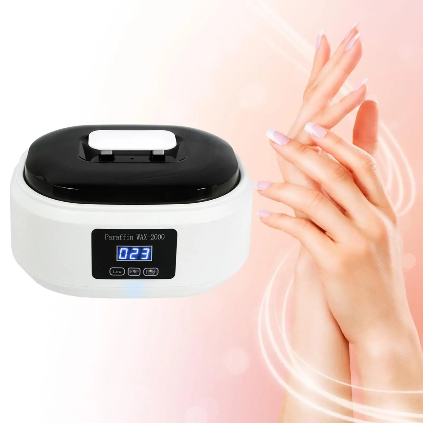 Paraffin Heater Professional Quick Heating 200W Temperature Control Hot Wax Hand Machine Paraffin Bath Professional