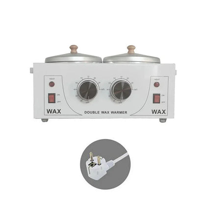 Double Furnace Multifunction Temperature Adjustment Double Pot Wax Melting Machine Hair Removal Instrument Wax Treatment Machine