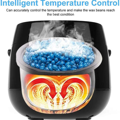 Wax Heater Warmer Wax Bean Hair Removal Machine SPA Body Epilator Paraffin Wax Pot with Smart LCD Temperature Display for Home