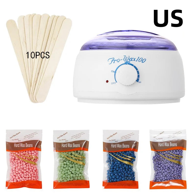 Rapid heating paraffin device for home girls professional hair removal machine wax bead heater hair removal wax therapy machine