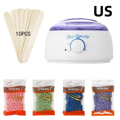 Rapid heating paraffin device for home girls professional hair removal machine wax bead heater hair removal wax therapy machine