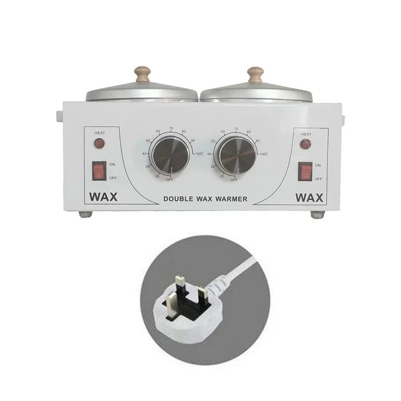 Double Furnace Multifunction Temperature Adjustment Double Pot Wax Melting Machine Hair Removal Instrument Wax Treatment Machine