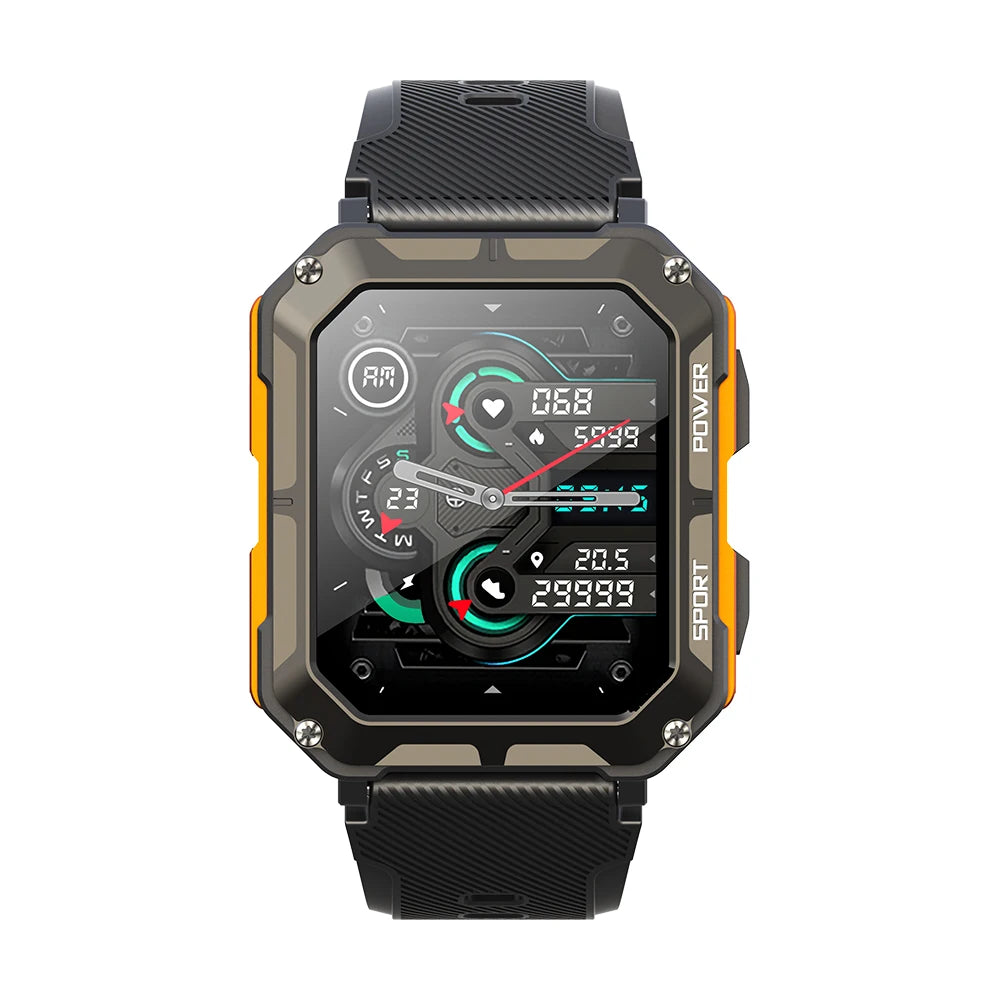 Leadoys C20Pro Outdoor Smart Watch for Men And Women with Blood Oxygen Monitoring Bluetooth Call Function Sports Fitness Tracker