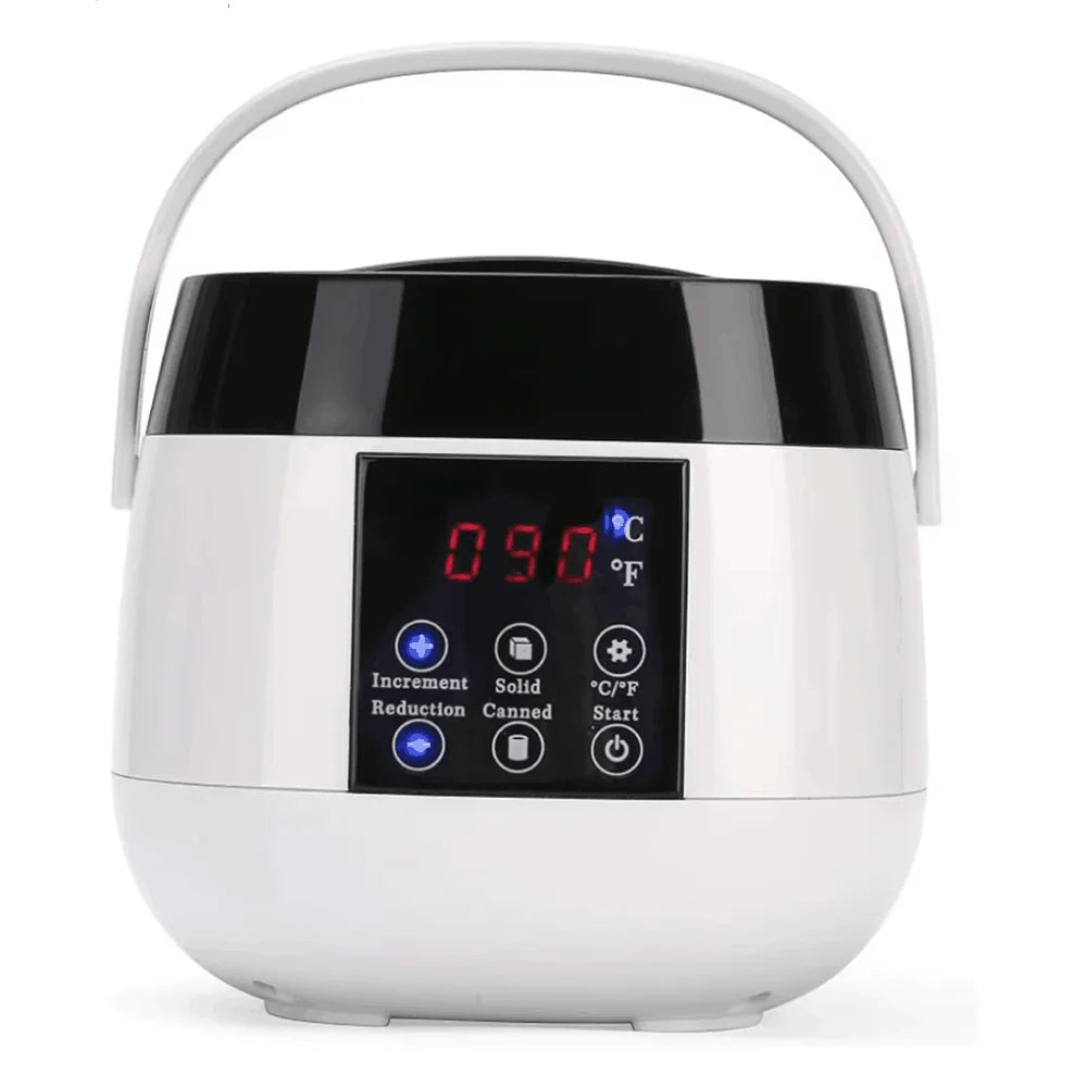Wax Heater Warmer Wax Bean Hair Removal Machine SPA Body Epilator Paraffin Wax Pot with Smart LCD Temperature Display for Home