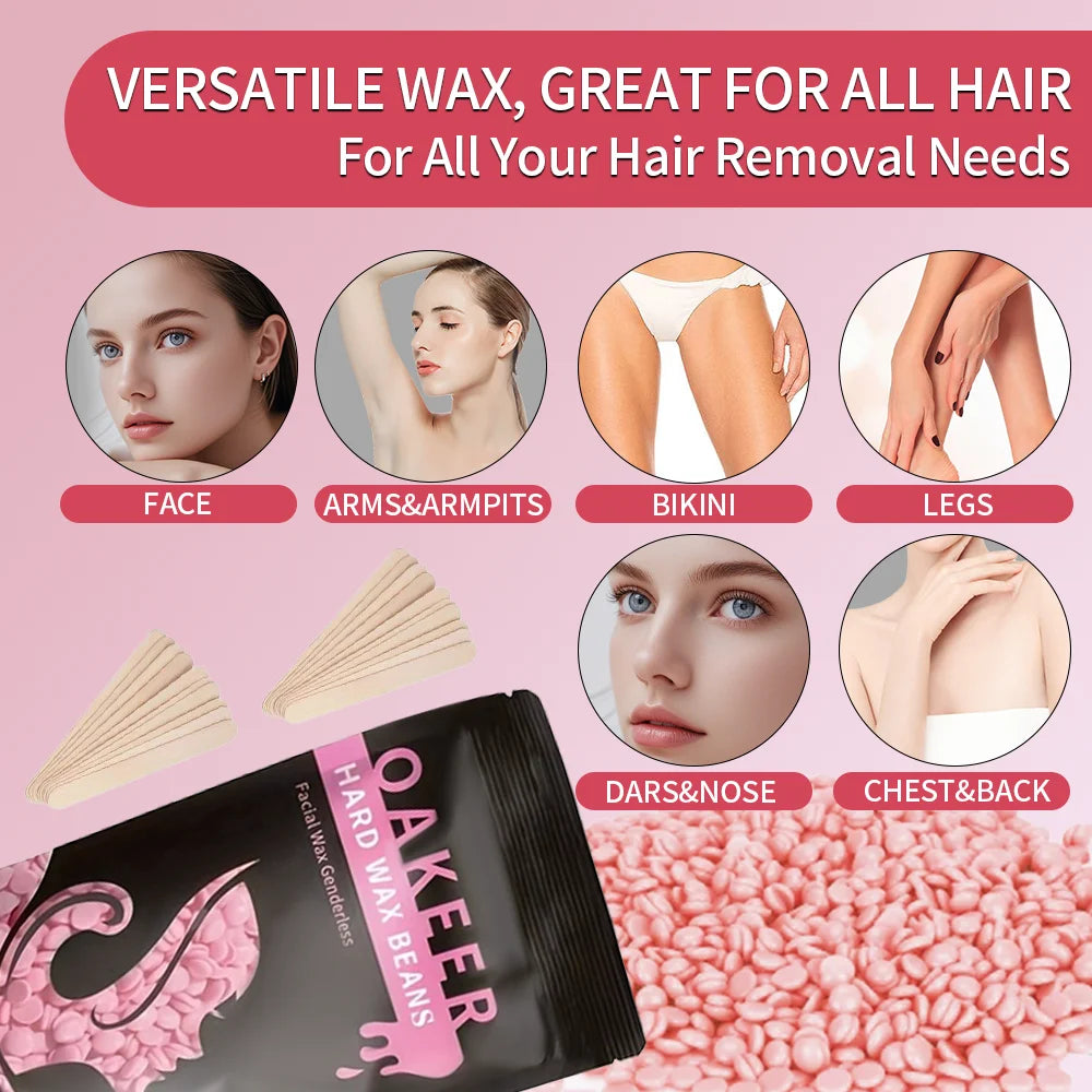 [US Plug] Viilife 200ml Black Wax Melting Machine Wax Beans Set Wax Heating Wax Hair Removal And Wax Therapy Machine