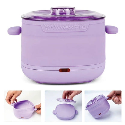 Portable Wax Heater Foldable Easy To Clean High Capacity Melted Wax Beans Hair Removal Wax Warmer Quick Wax Melting