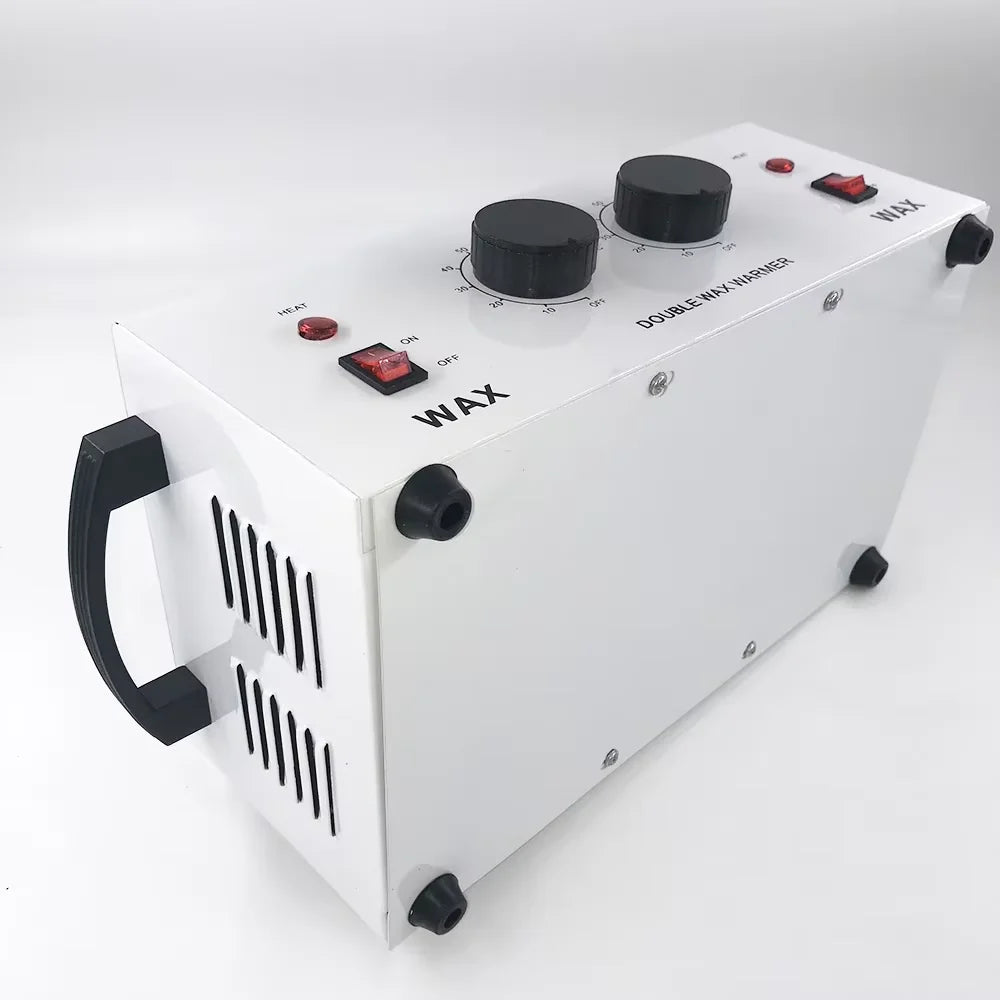220V/ 110V Double Pots Depilatory Wax Warmer Machine Paraffine Wax  Heater Hand Feet SPA Epilator Hair Removal Tool