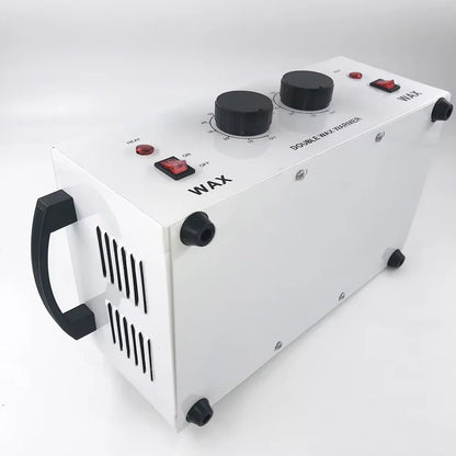 220V/ 110V Double Pots Depilatory Wax Warmer Machine Paraffine Wax  Heater Hand Feet SPA Epilator Hair Removal Tool