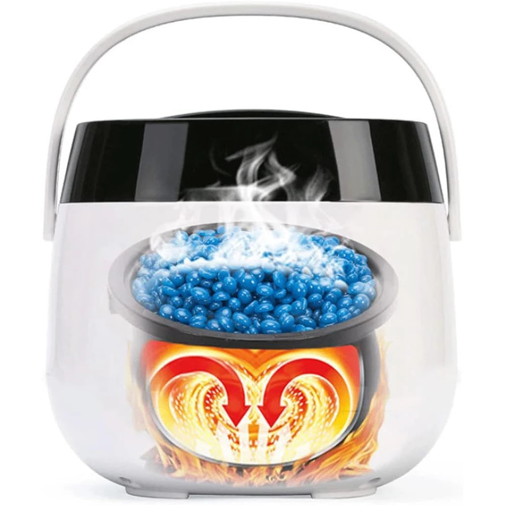 Wax Heater Warmer Wax Bean Hair Removal Machine SPA Body Epilator Paraffin Wax Pot with Smart LCD Temperature Display for Home