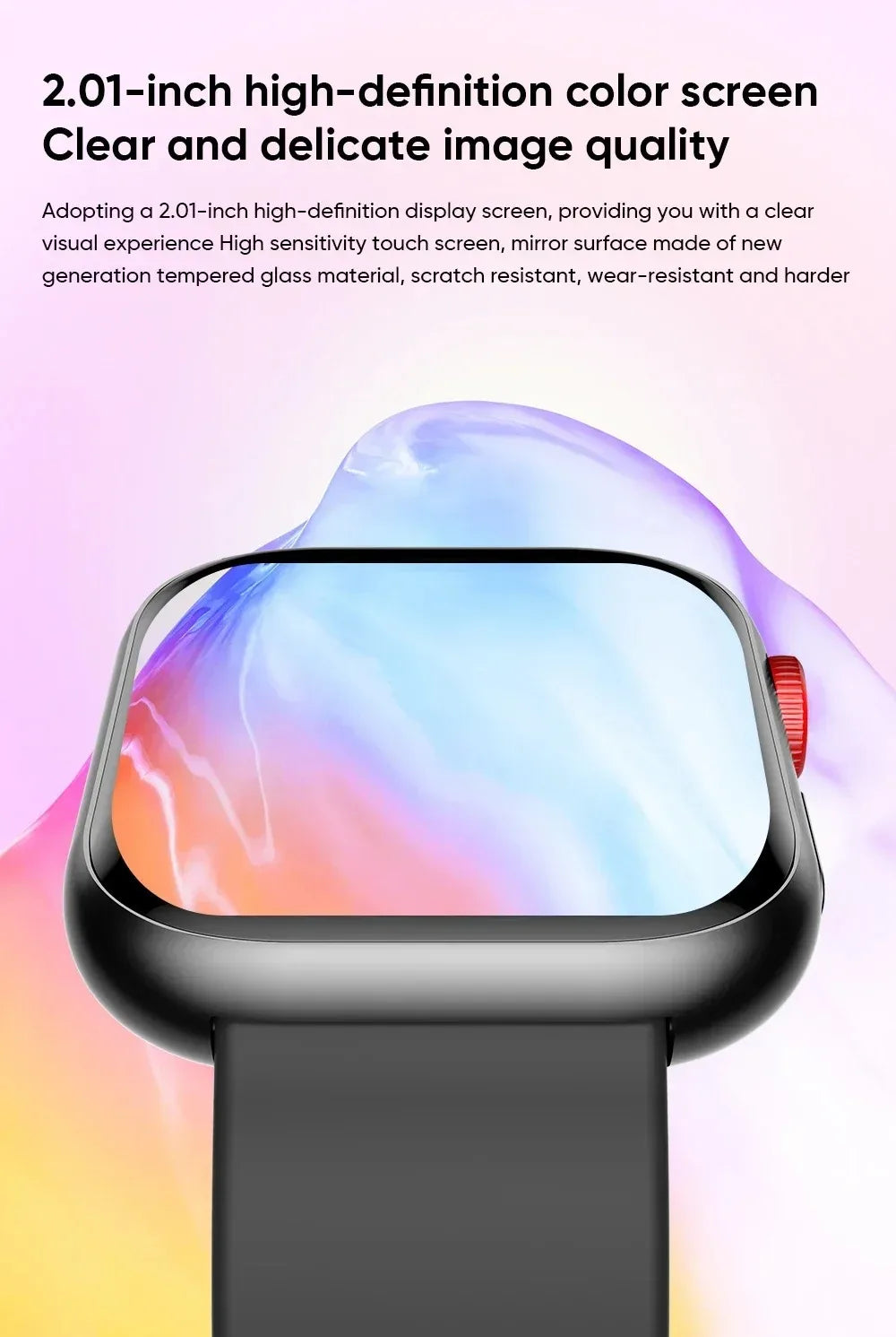 Smart Watch LC88 Men Women Full Touch Screen Bluetooth Call Waterproof Watches Sport Fitness Tracker Smartwatch Voice Assistant