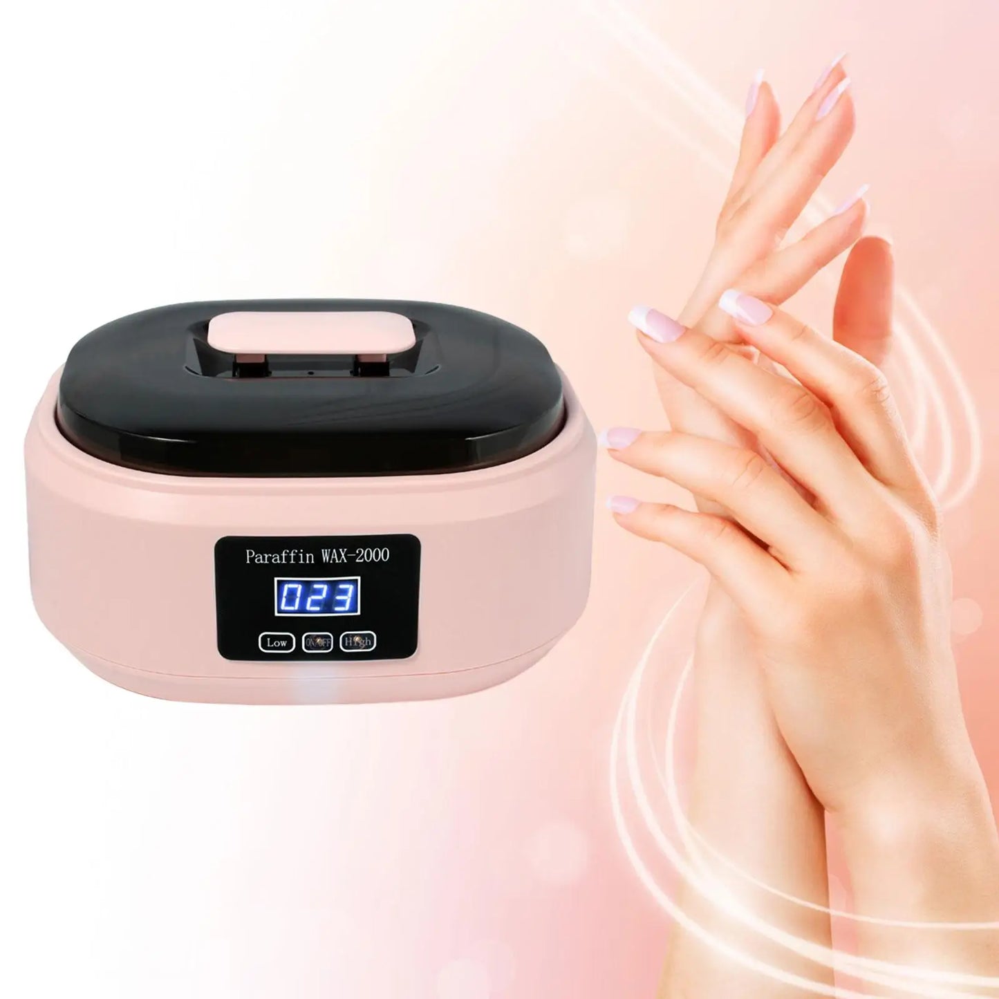 Paraffin Heater Professional Quick Heating 200W Temperature Control Hot Wax Hand Machine Paraffin Bath Professional