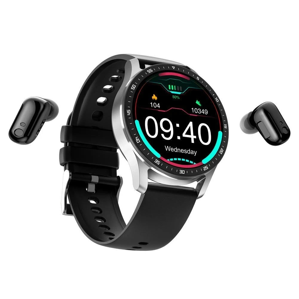 2 in 1 Smart Watch With Earbuds Smartwatch TWS Bluetooth Earphone Heart Rate Blood Pressure Monitor Sport Watch Fitness Watches