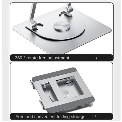 360° Rotating Adjustable Ergonomic Foldable Laptop Stand