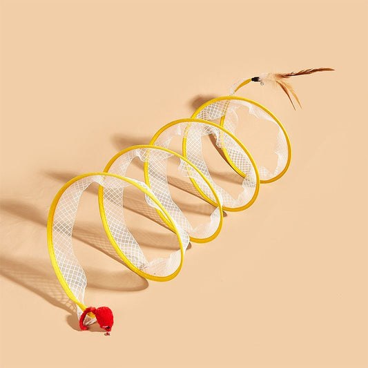 Self-play Cat Hunting Spiral Tunnel Toy