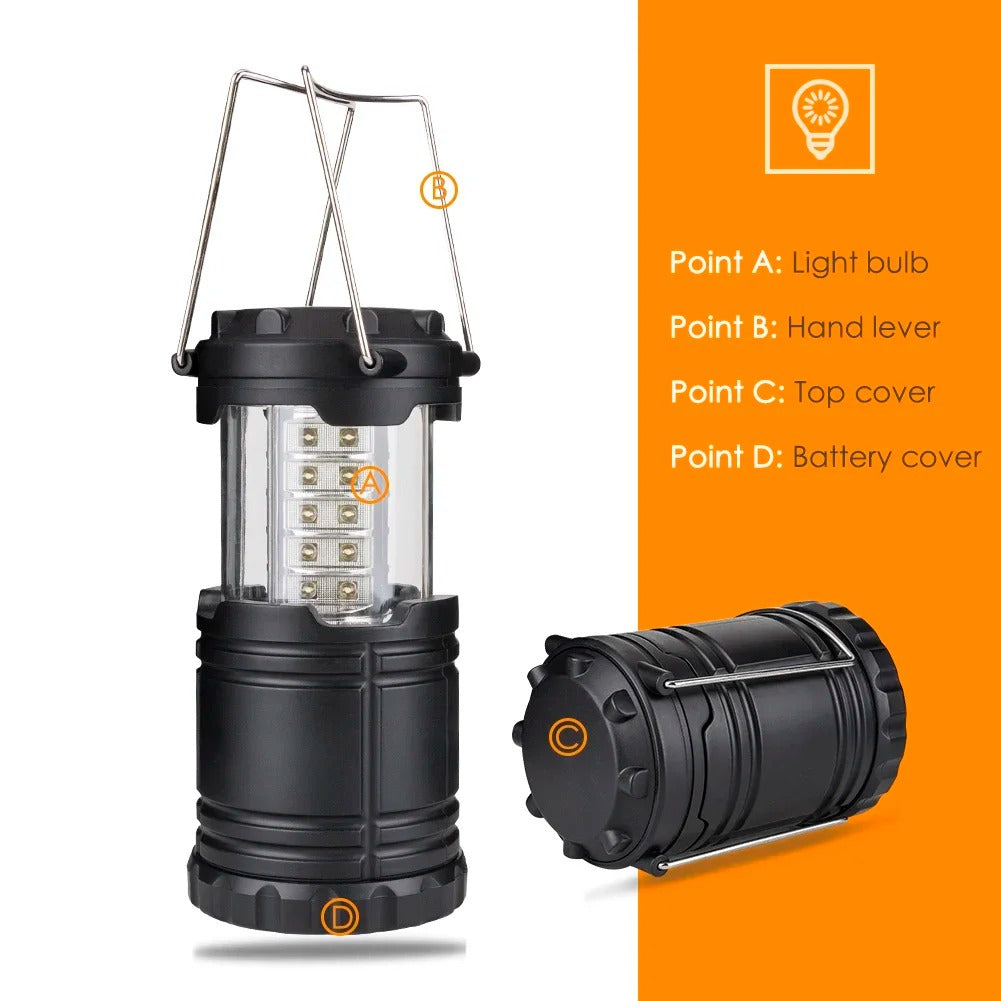 Expandable Camping Lantern Light