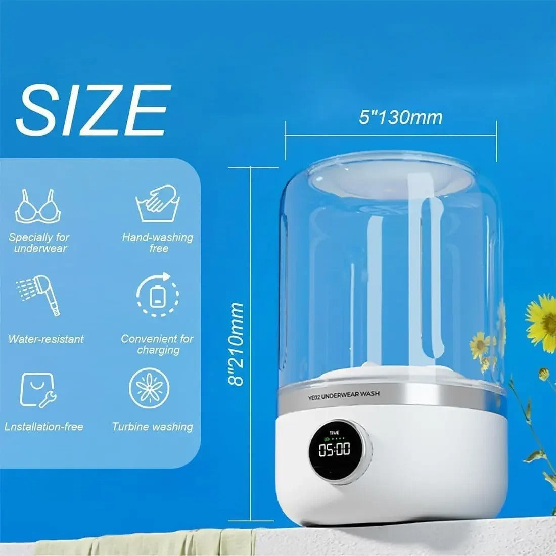 Wireless Portable Laundry Cup