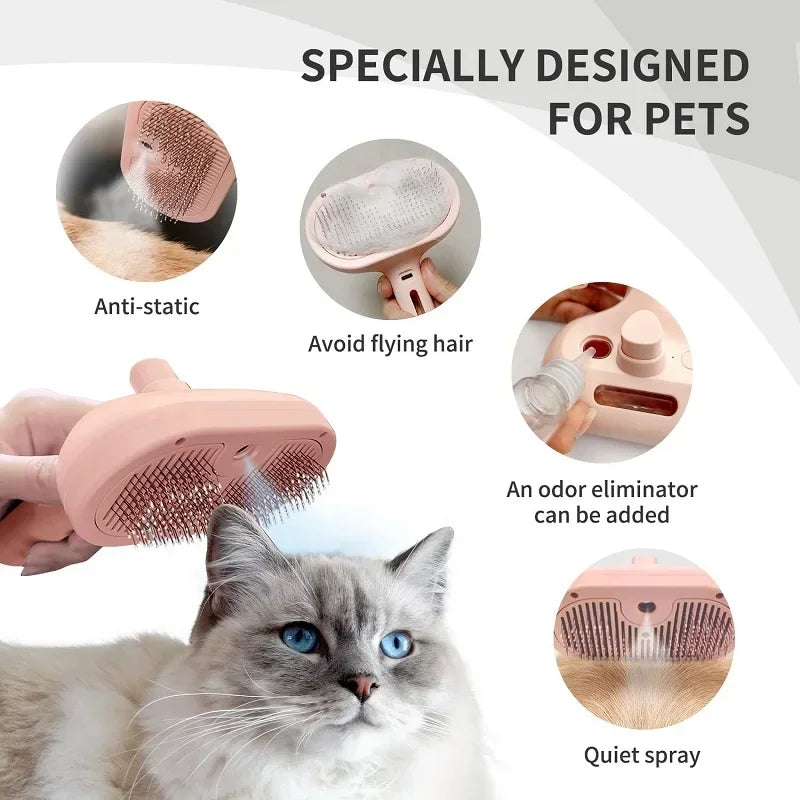 3-in-1 Steam Pet Comb
