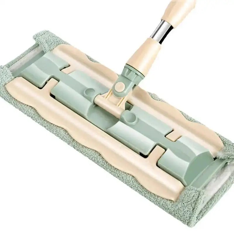 Flat Mop With Reusable Washable Mop Cloths