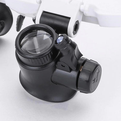 LED Glasses Magnifier