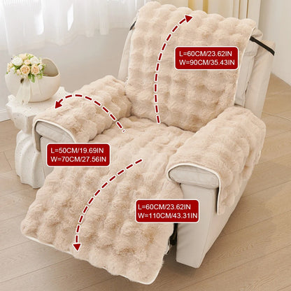 Soft Plush Recliner Cover
