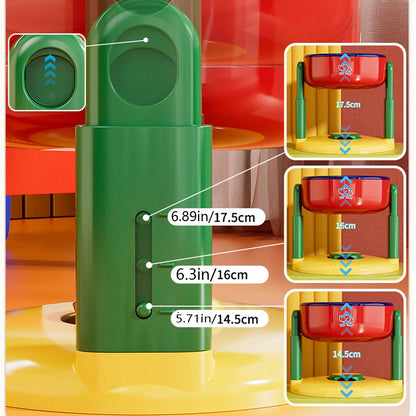 PawsUp Adjustable Pet Feeding Bowl