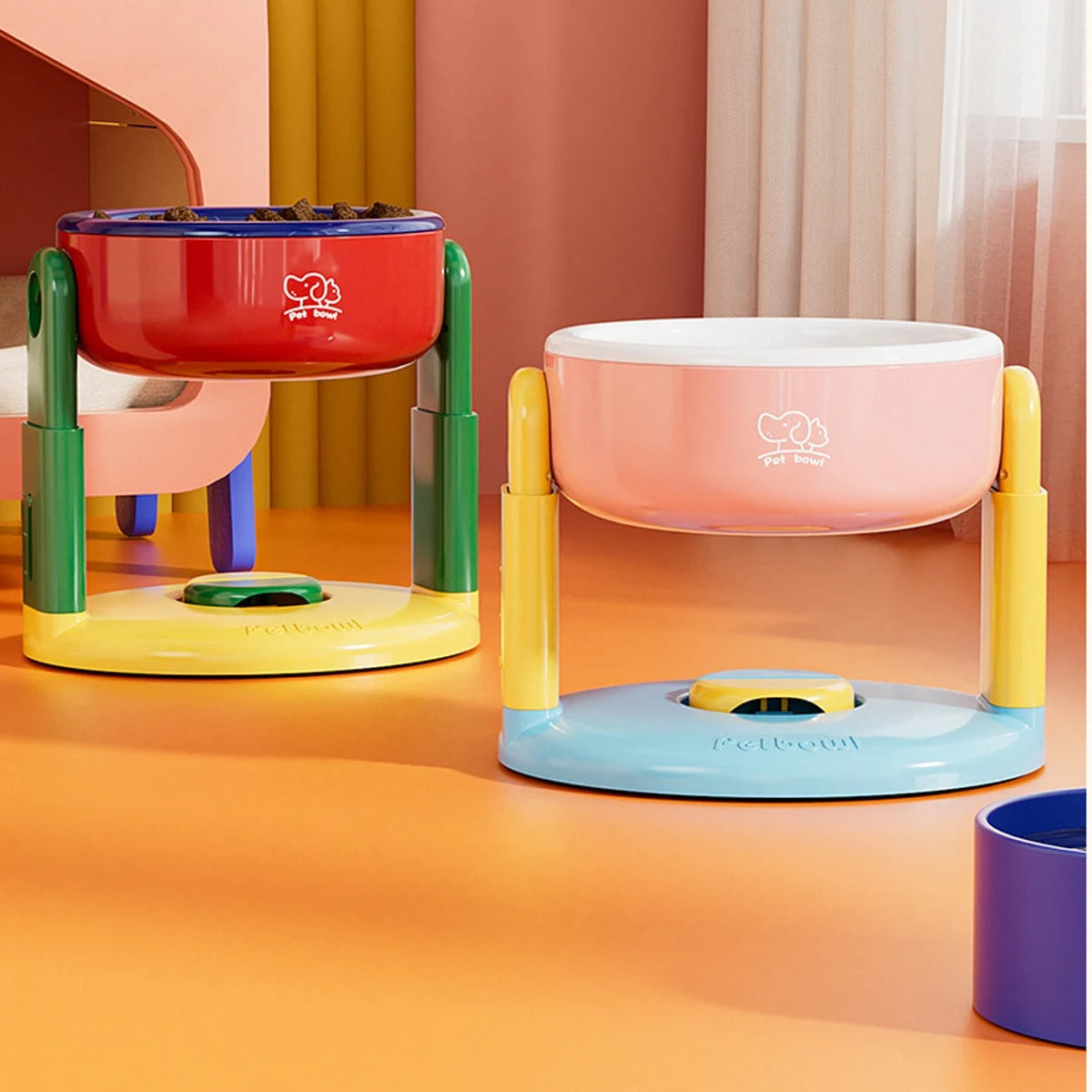 PawsUp Adjustable Pet Feeding Bowl